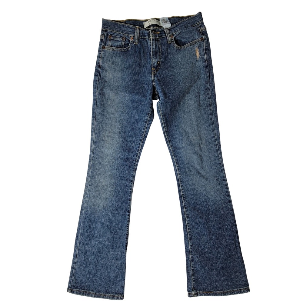 Levis 515 Bootcut Jeans Womens 4M Medium Wash Blue Stretch Denim Mid Rise